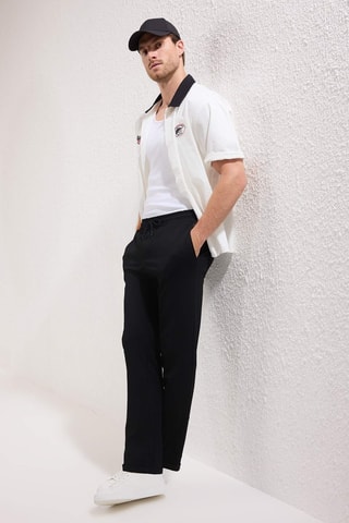 Pantaloni regular - Nero