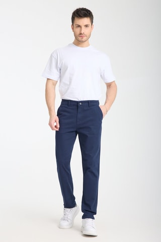 Pantaloni chino straight - Blu