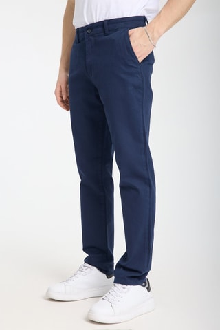 Pantaloni chino straight - Blu