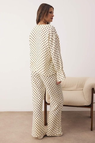 Pigiama - Bianco e grigio