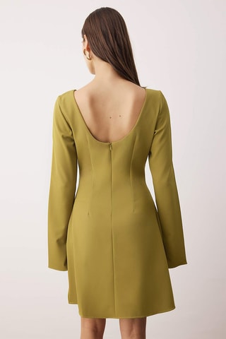 Abito taglio dritto - Verde