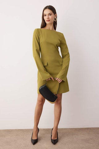Abito taglio dritto - Verde