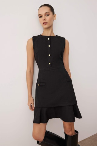 Abito a campana - Nero