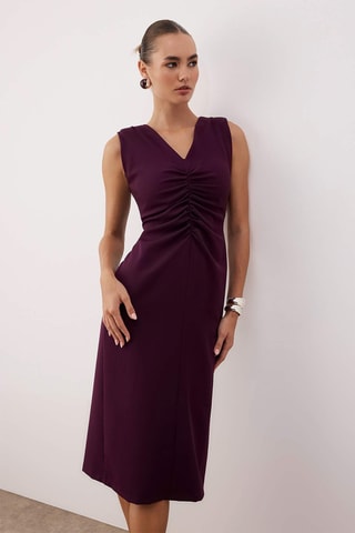 Abito a tubino - Viola