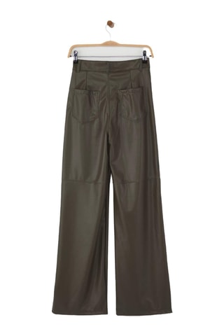 Pantaloni straight - Verde