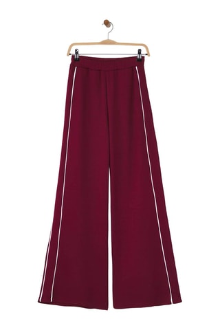 Pantalon wide legs - Bordeaux