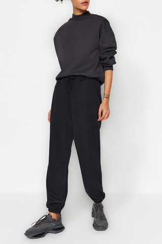 Jogging taille haute - Noir