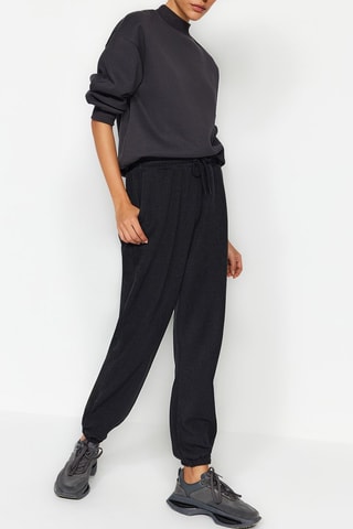 Jogging taille haute - Noir