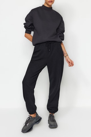 Jogging taille haute - Noir