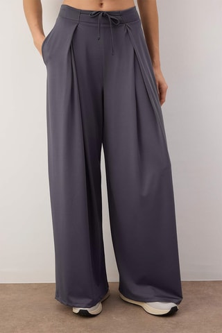 Pantaloni palazzo - Antracite