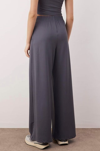 Pantaloni palazzo - Antracite