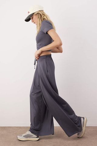 Pantaloni palazzo - Antracite