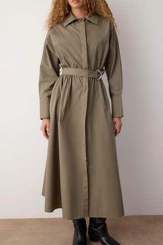 Abito a camicia - Kaki