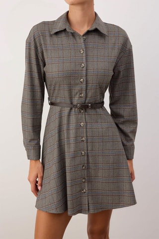 Abito a camicia - Marrone