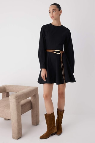 Abito a campana - Nero