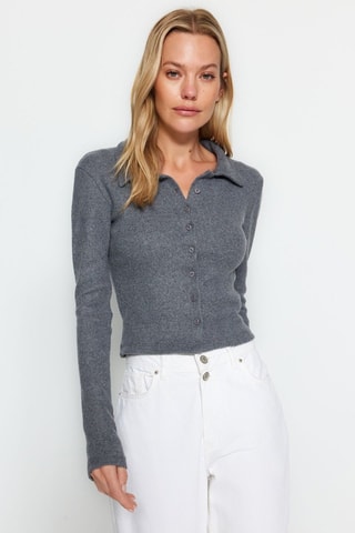 Camicia slim - Grigio