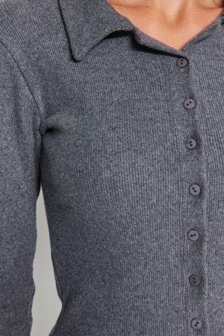 Camicia slim - Grigio