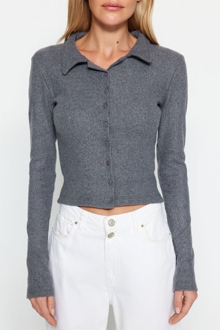 Camicia slim - Grigio