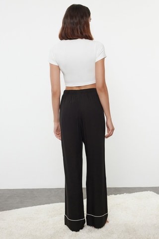 2 pantaloni pigiama ed ecrù - Bianco e nero