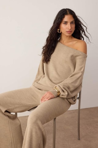 Maglia e pantaloni - Beige