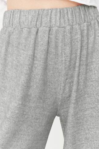 Pantalon wide legs taille haute - Gris