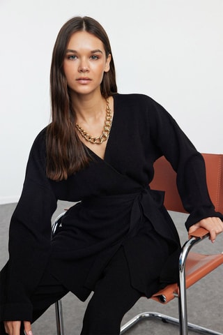 Kimono e pantaloni - Nero