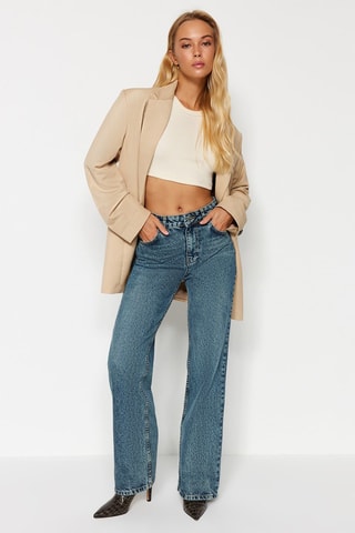 Jeans wide legs - Blu