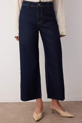 Jeans wide legs - Blu