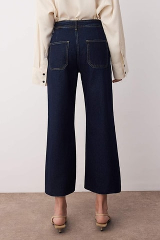 Jeans wide legs - Blu