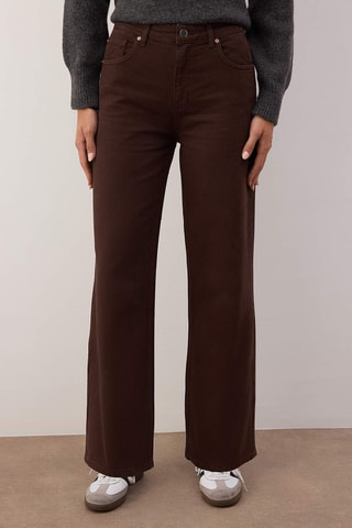 Jeans - Marrone scuro