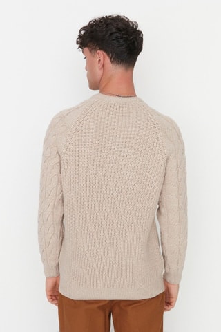 Maglia regular - Beige