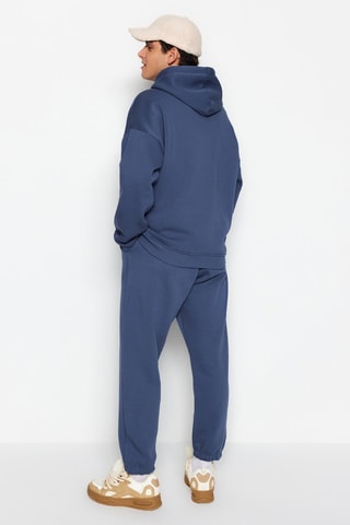 Felpa con cappuccio e pantaloni sportivi - Blu