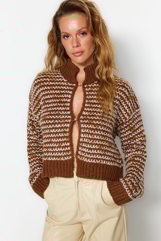 Cardigan - Marrone
