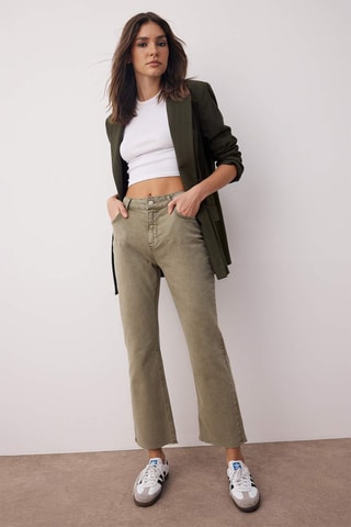 Jeans flare - Verde