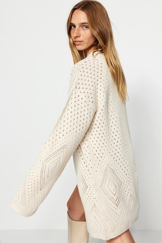 Cardigan lungo - Beige