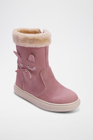 Stivaletti imbottiti - Beige e rosa