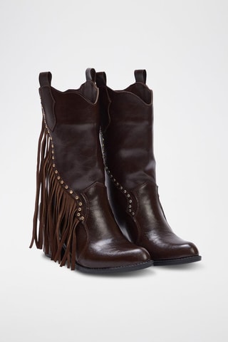 Stivaletti in pelle - Marrone