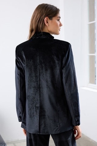 Giacca in velluto - Nero