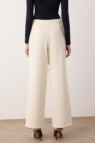 Pantaloni straight - Ecrù