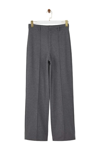 Pantalon droit taille haute - Anthracite