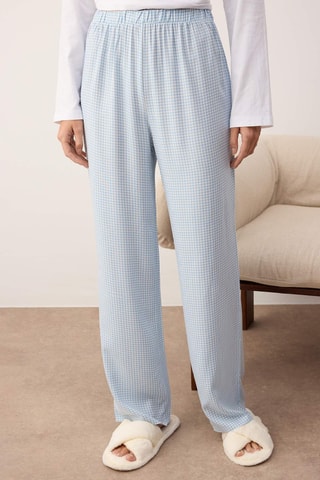 2 pantaloni pigiama - Blu e rosa