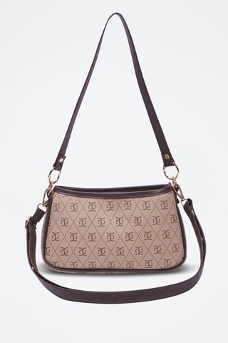 Borsa a spalla - Beige e marrone