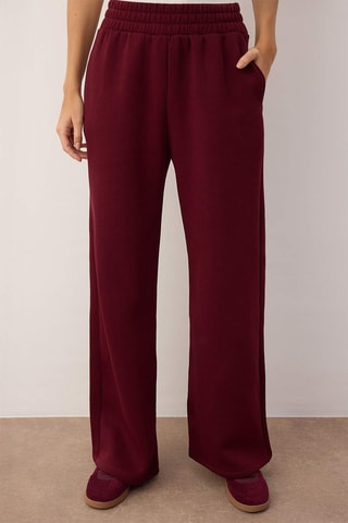 Felpa regular e pantaloni sportivi - Bordeaux