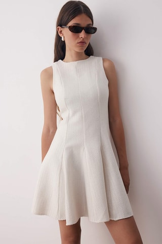 Abito a campana - Beige