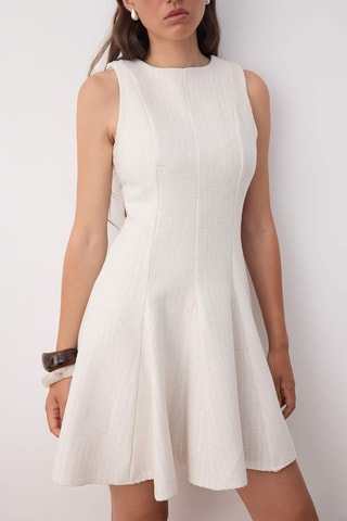 Abito a campana - Beige