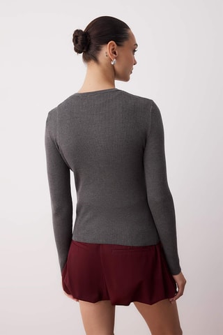 Cardigan - Grigio scuro