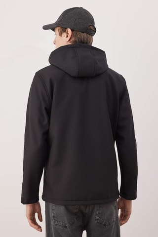 Giacca con cappuccio - Nero