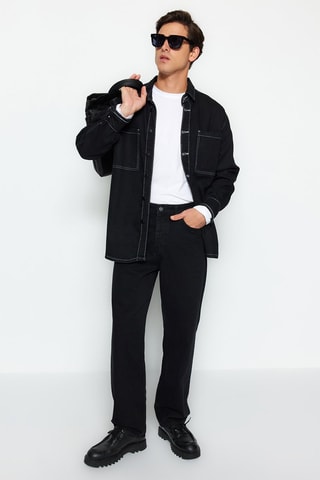 Jeans straight - Nero