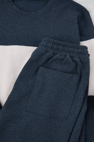 Pigiama - Bianco e blu