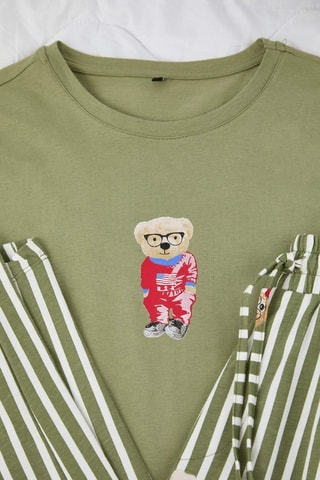 Pigiama - Bianco, rosso e verde